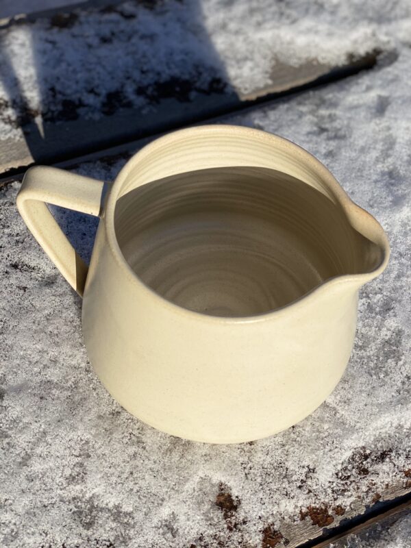 Bornholms Keramikfabrik kande keramik hvid