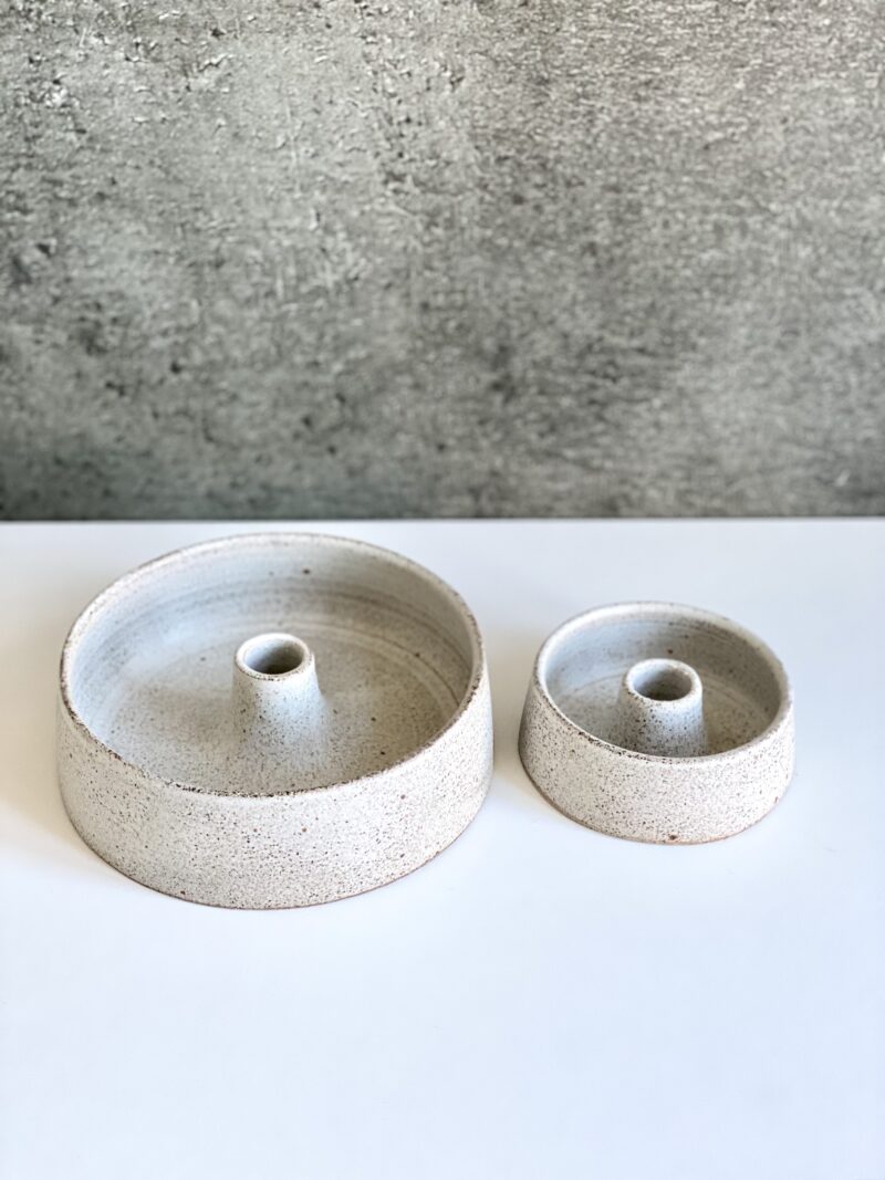 Viki Weiland keramik bowl lysestager