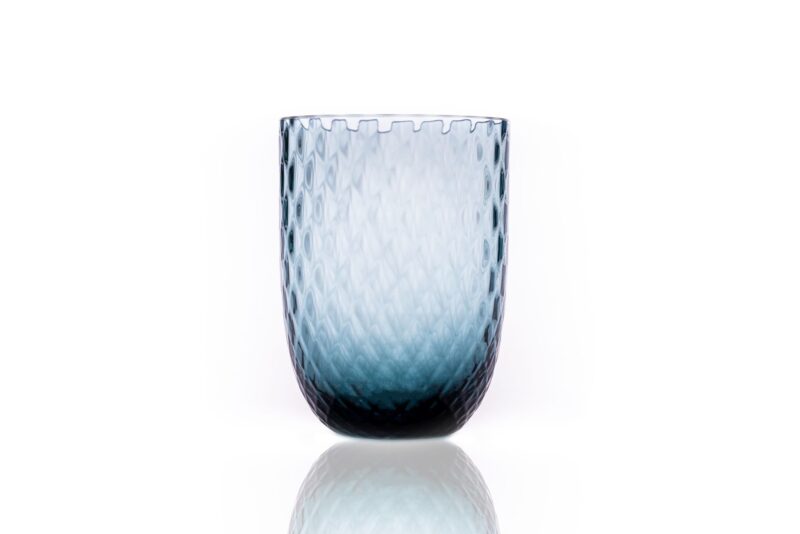 Vandglas Anna von Lipa Harlequin Blue